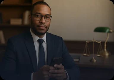 Digital business card for a lawyer