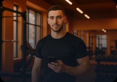 Digital business card for a personal trainer