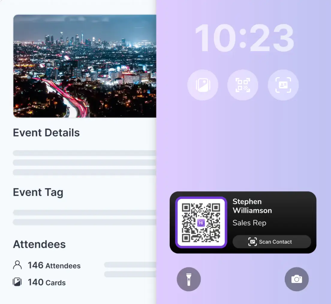 HiHello vs Blinq - HiHello Event Support