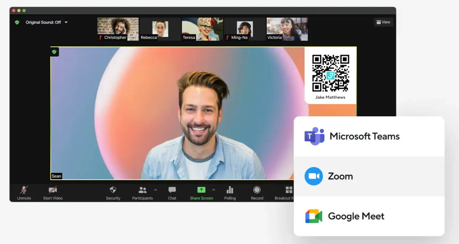 HiHello vs Blinq - Blinq Virtual Background