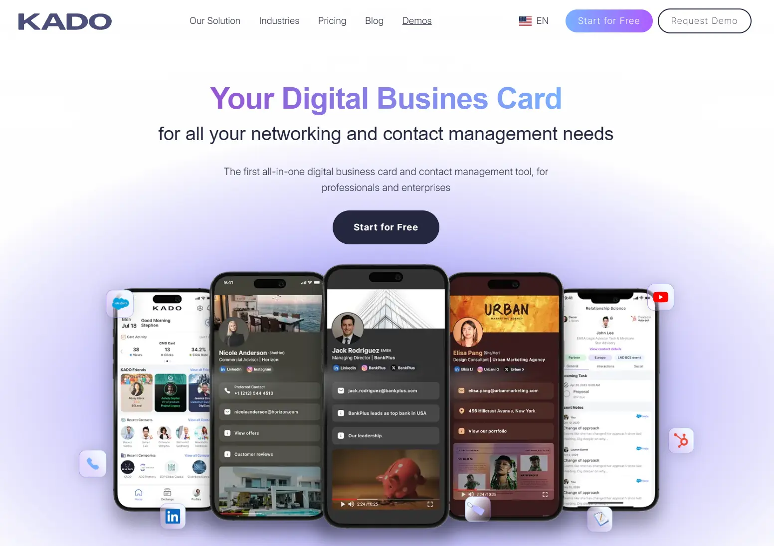 Best Digital Business Cards - Kado